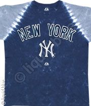 MLB New York Yankees Raglan Tie-Dye Tee 006